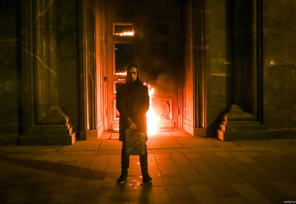 Pavlensky - FSB headquarters. 