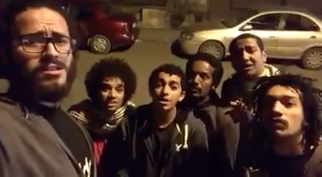 Awlad el-Shawarea (English: The Street Children) are known for their selfie protests, videos in which songs and satire poke fun at President Sisi (YouTube.)